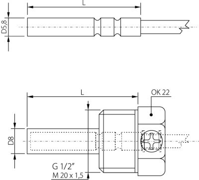 Rozmery TG8 a jímky